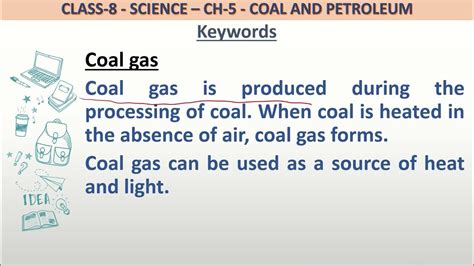 Definition of Coal gas for class 8 science. - YouTube