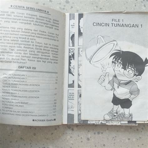 Detektif Conan 56-60, Buku & Alat Tulis, Komik dan Manga di Carousell