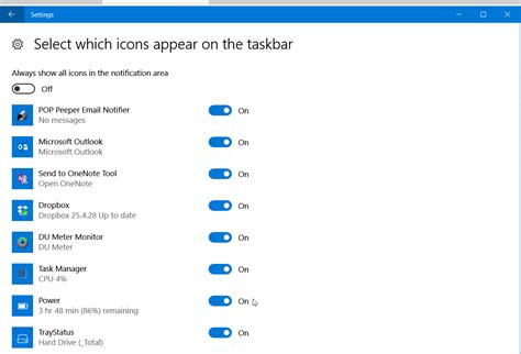 Solved: Windows 10 taskbar hidden icons | Experts Exchange