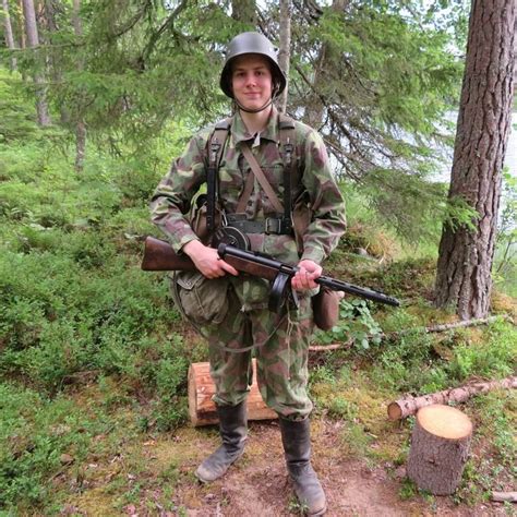 Finnish army cosplay with 1960's equipment | 軍服, デザイン