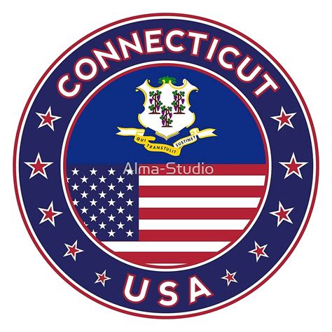 "Connecticut" by Alma-Studio | Redbubble