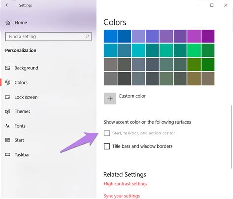 Top 4 Ways to Fix Windows 10 Taskbar Color Not Changing Issue