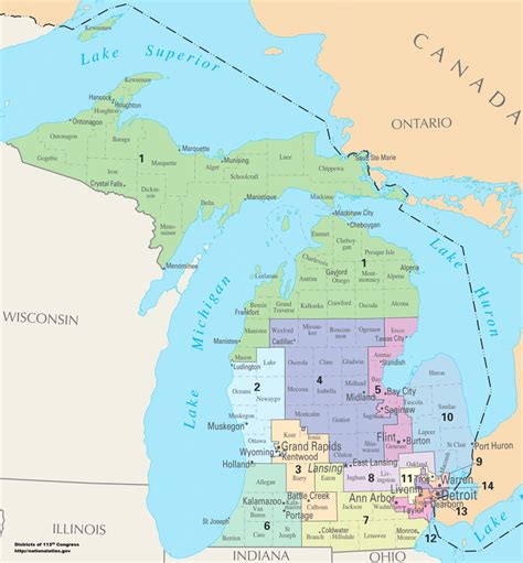 Michigan's congressional districts - Wikipedia