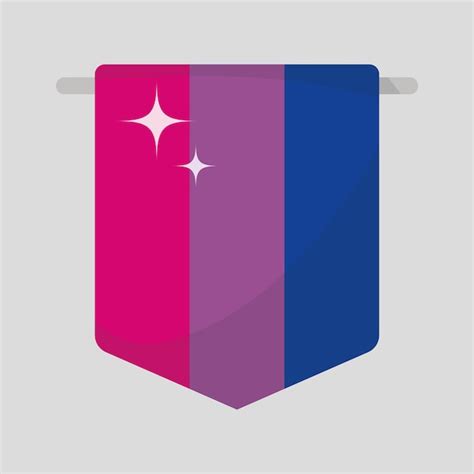 Premium Vector | Bisexual flag vector illustration
