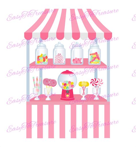 Candy Shop Clipart, Candy Clip Art, Candy Shop Decor, Instant Download, Commercial Use - Etsy