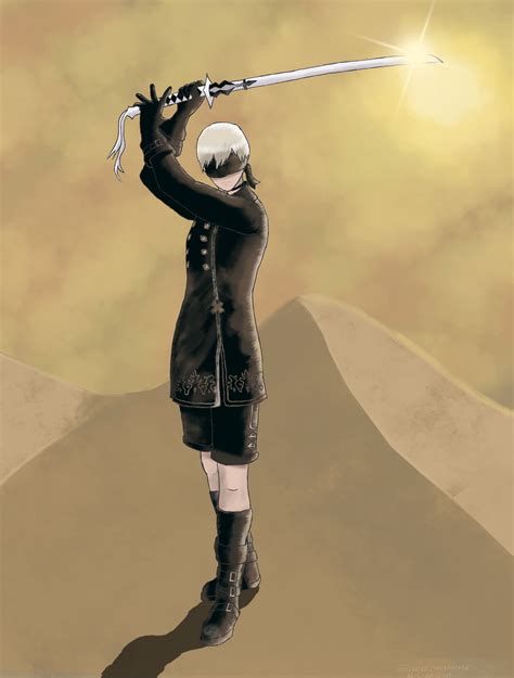 9s (Nier Automata) by Creati0nist on DeviantArt