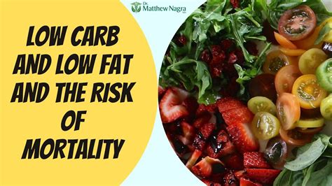 Low Carb and Low Fat Diets and Mortality Risk - YouTube