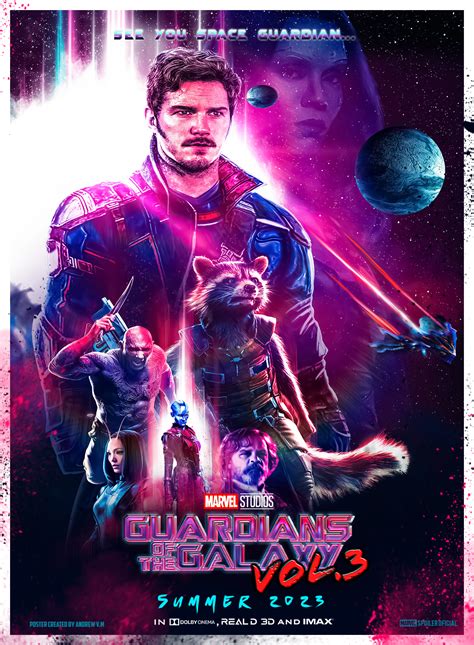 Marvel Spoiler Oficial: Guardians Of The Galaxy Vol. 3 Poster HD