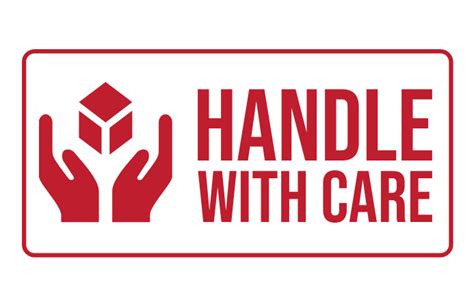 Handle with Care Stamp Sign Template | PosterMyWall