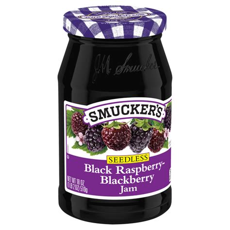 Smuckers Seedless Black Raspberry-Blackberry Jam | Hy-Vee Aisles Online Grocery Shopping