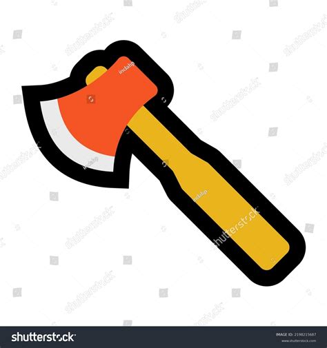 Axe Icon Emoji Isolated Vector Illustration Stock Vector (Royalty Free) 2198215687 | Shutterstock