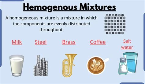 15 Examples Of Homogeneous Mixtures