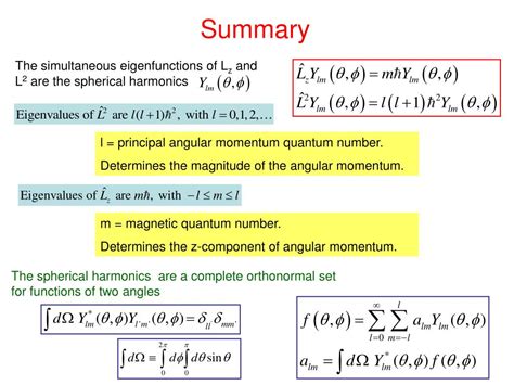 PPT - Angular momentum in quantum mechanics PowerPoint Presentation ...