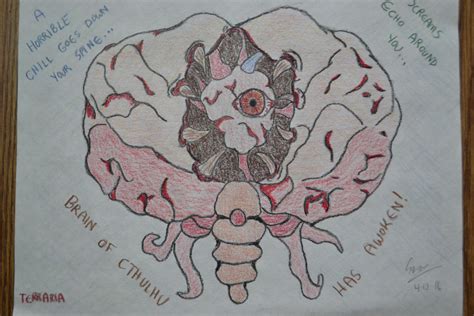 Brain of Cthulhu has awoken! by EyesOfTheBeholderInc on DeviantArt