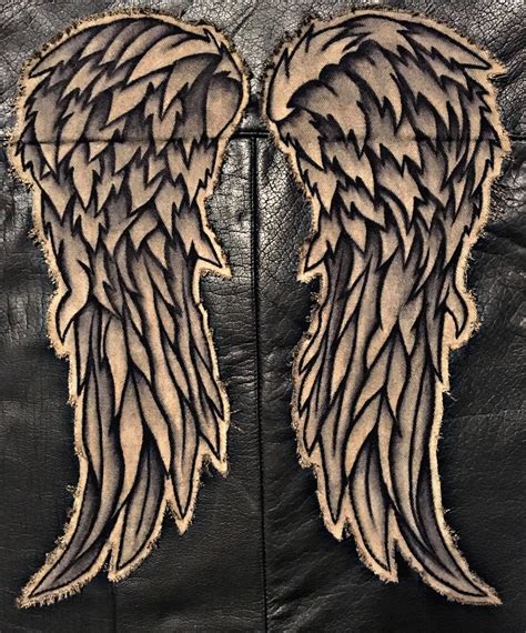 Daryl Dixon Angel Wings - Etsy