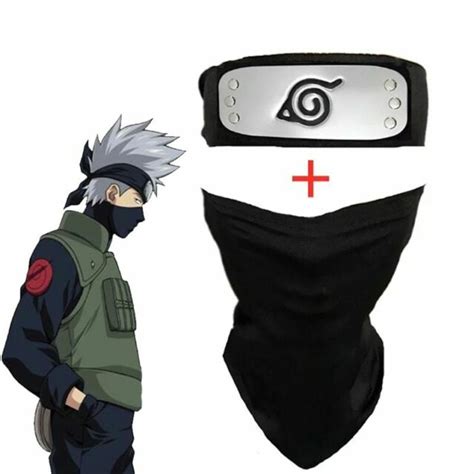 Buy Naruto - Hatake Kakashi Face Mask with Headband - Face Masks