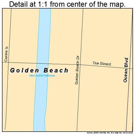 Golden Beach Florida Street Map 1226250