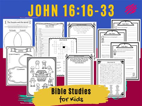 Bible Studies for Kids – John 16:16-33 – Deeper KidMin