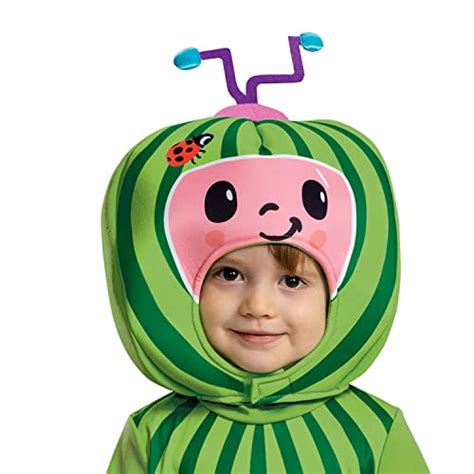 Cocomelon Costume for Kids, Official Cocomelon Costume Watermelon Headpiece, Toddler Size Small ...