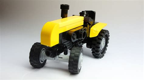 Yellow Tractor (Small Lego Toy) - YouTube