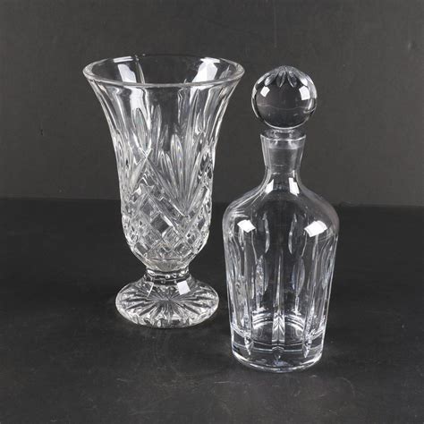 Marquis by Waterford Crystal Vase and Decanter : EBTH