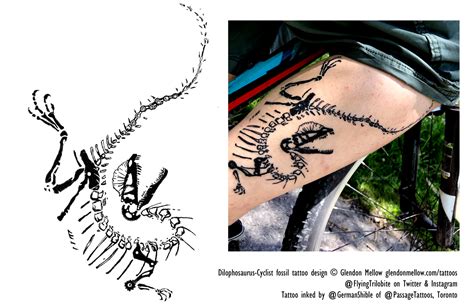 Flesh to Stone to Flesh: the Tattoos of Glendon Mellow – Love in the Time of Chasmosaurs