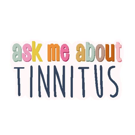 Tinnitus Ringing Sticker