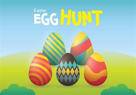 Easter Egg Hunt Vector 145745 Vector Art at Vecteezy