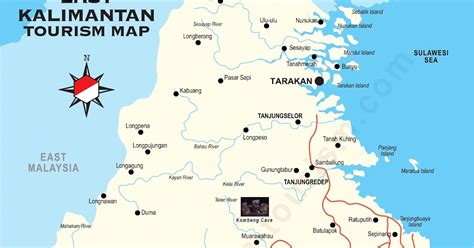 AMAZING INDONESIA: East Kalimantan Map