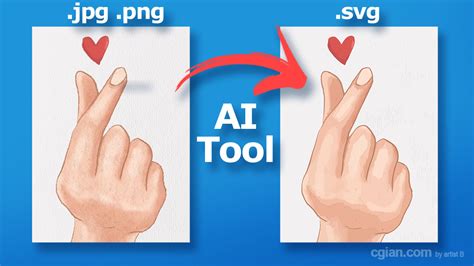 AI Tool for JPG PNG to SVG converter