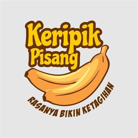 keripik pisang manis | Logo design inspiration branding, Food logo design, Logo design