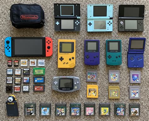 Evolution of the Game Boy - my collection through the years : r/Gameboy