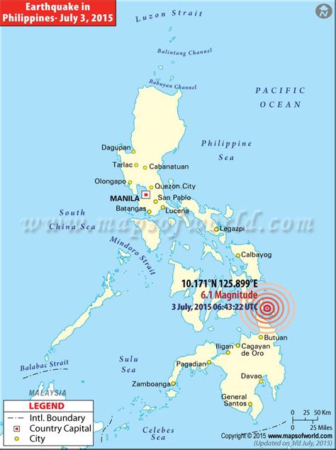 Earthquake Philippines Map