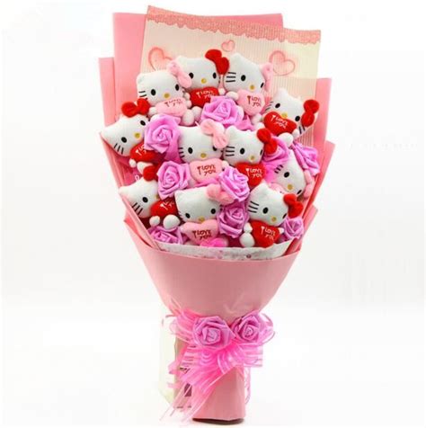 hello kitty flower bouquet - Vanda Boyles