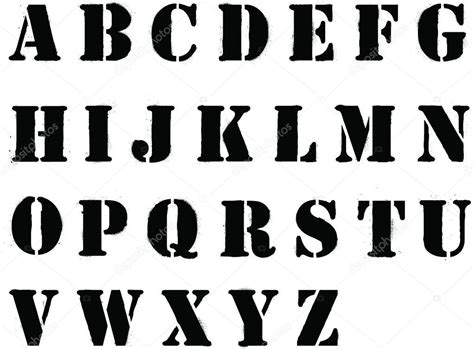 Stencil Alphabet Letters - Alphabet Stencil Letter Stencil Any Font Small to Large - We offer ...