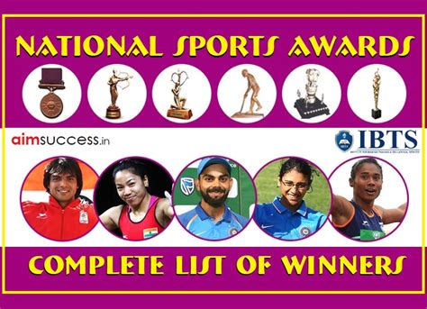 National Sports Awards 2018: Complete List of Winners