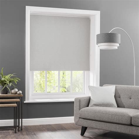 Luna Grey Blackout Roller Blind | Roller blinds living room, Blackout roller blinds, Blinds for ...