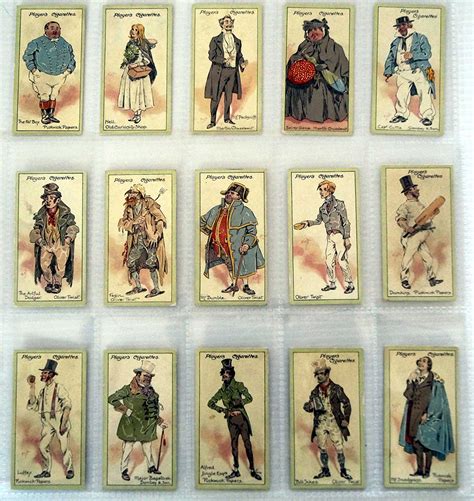 Characters From Dickens (First Series) Full set of 25 cards (1912) from The Book Palace