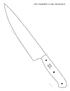 Chef Knife Drawing at GetDrawings | Free download