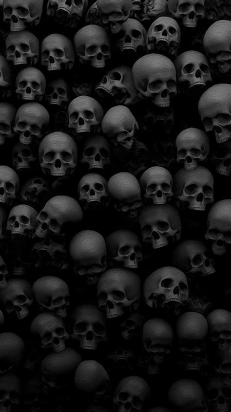 750x1334 Descargar 750x1334 Horror, Skulls, Scary, Creepy Wallpaper de ...