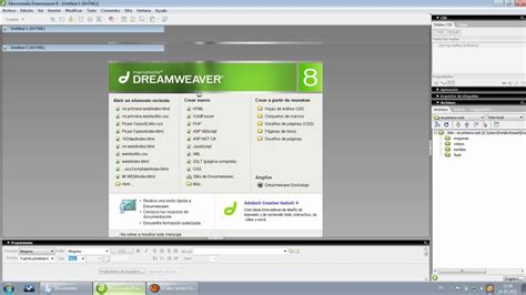 TUTORIAL 1 - Crear Pagina Web Con Macromedia Dreamweaver 8 - "Creando El Sitio" - YouTube