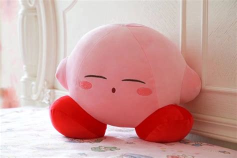 Large Size 43cm Kirby Pink Kirby Plush Toy Soft Stuffed Plush Pillow Doll Cartoon Cushion Girls ...