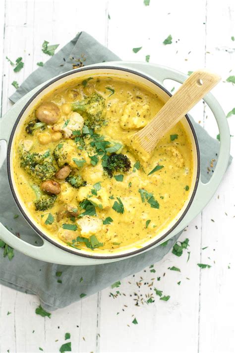 Vegan Korma with Creamy Butternut Sauce - Happy Veggie Kitchen