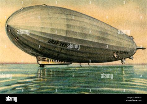 LZ 127 Graf Zeppelin, 1928, (1932). Creator: Unknown Stock Photo - Alamy