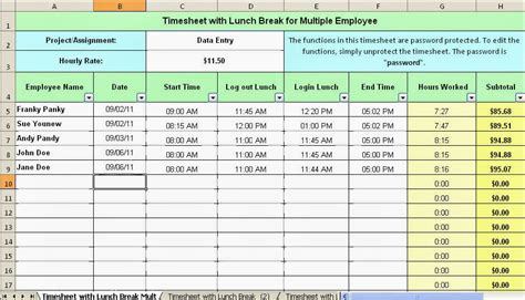 20+ Employee Lunch Break Schedule Template | DocTemplates