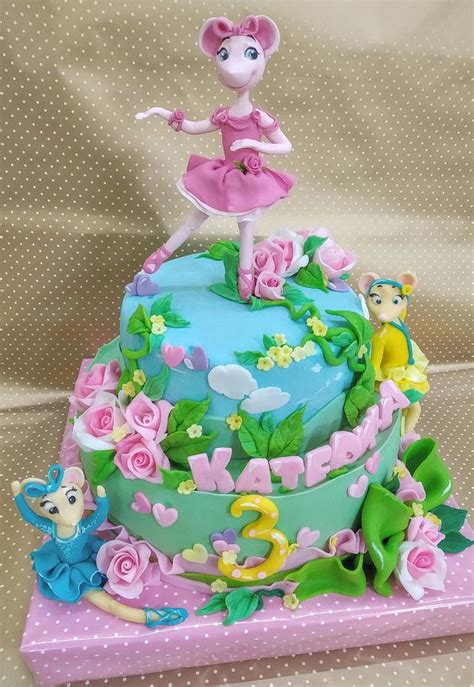 Angelina ballerina cake - Decorated Cake by Tanya - CakesDecor