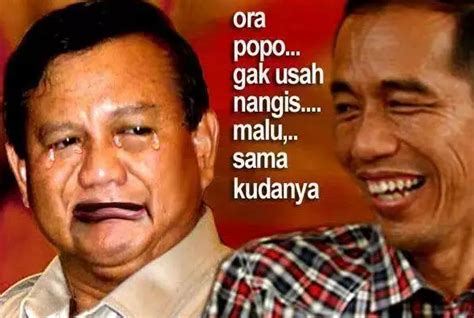 Kumpulan Gambar Lucu atau Meme Prabowo Kalah Pemilu - Rek Blogging