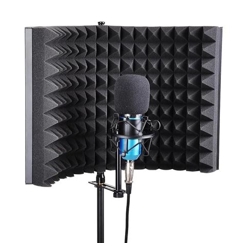 Studio Microphone Isolation Shield Acoustic Recording Sound Absorber ...