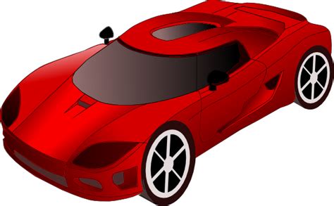 Sports Car clip art (121335) Free SVG Download / 4 Vector