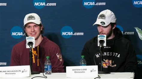 Press Conference: Gopher Men's Hockey Advances to 2022 Frozen Four with ...